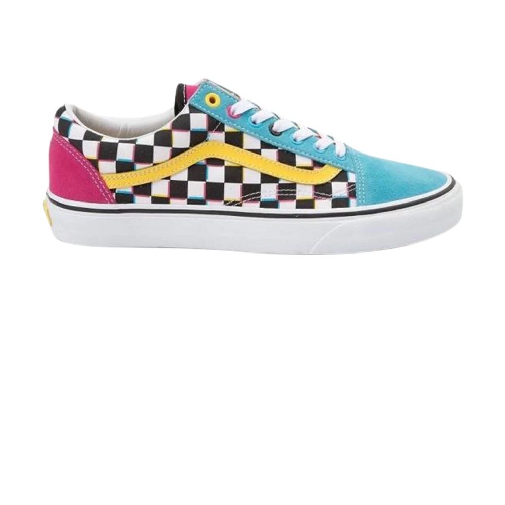 BNIB VANS KIDS OLD SKOOL CRAZY CHECK SNEAKERS size 12